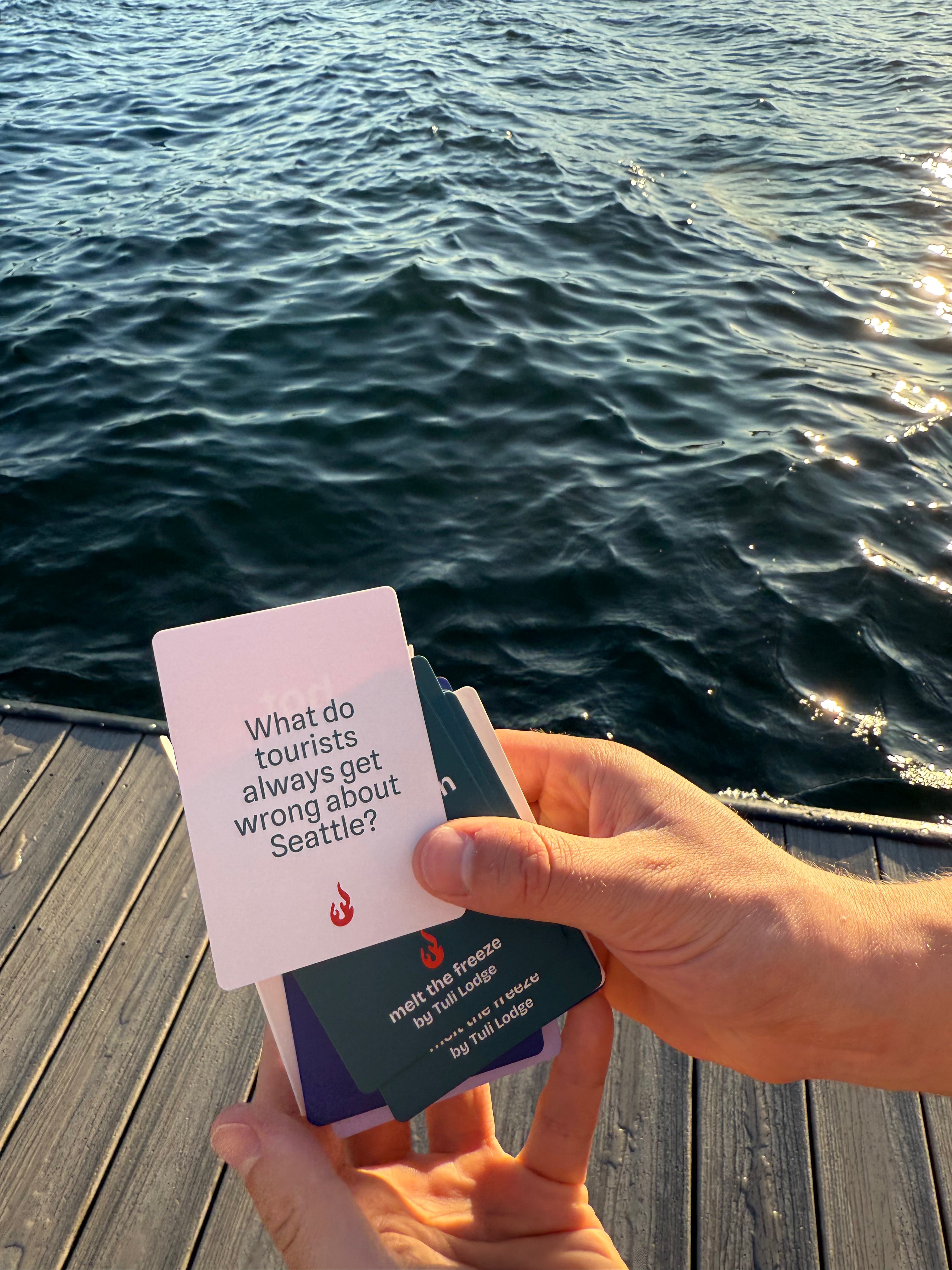 melt the seattle freeze: conversation starter deck