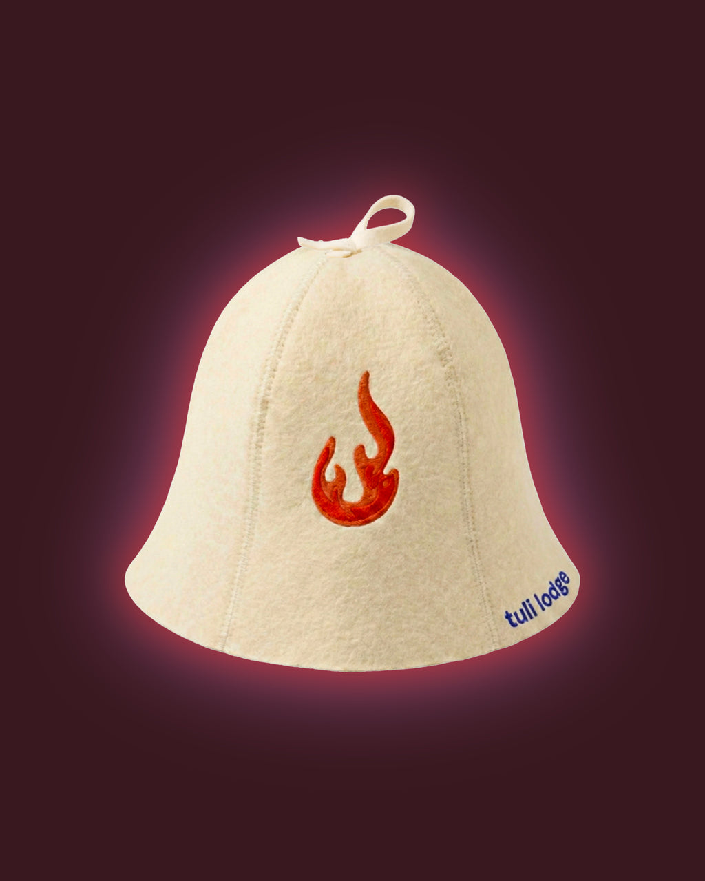 the hot hat: wool felt sauna hat by tuli